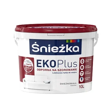 Краска акриловая 3 л Eko Plus Sniezka
